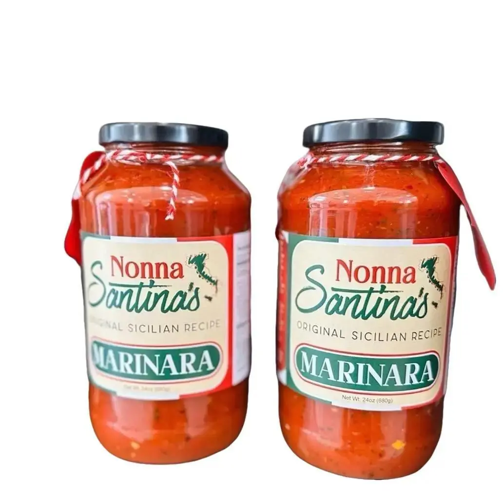 Nonna Santina Marinara Homemade Sicilian Recipe Sauce - Rich Flavor for Pasta and Pizza