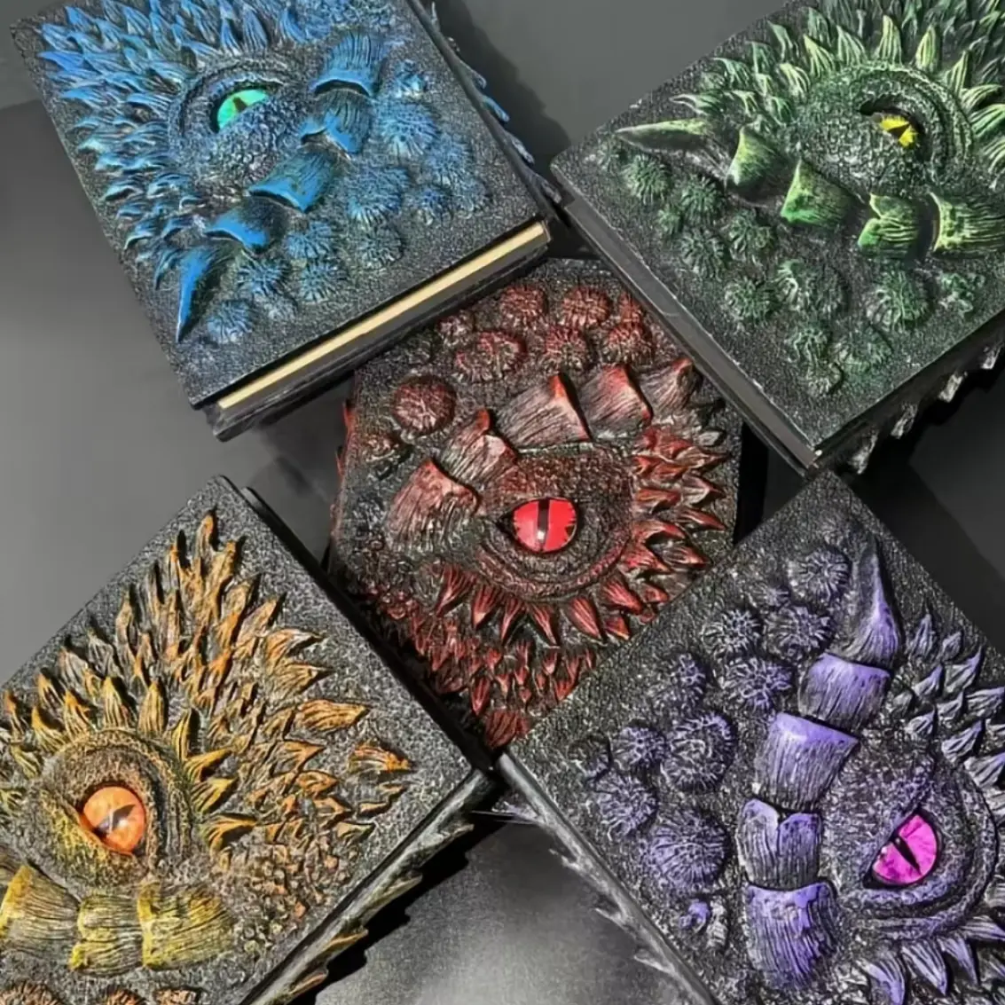 3D Dragon Eye Embossed Journal,Journals For Writing,Resin Engraving Notebook,Dnd notebook for Dragon Lovers,Blank Paper,Hardcover Travel Notepad for Writing,Sketchbook,Collection,Gift,Decoration A4 and A5 Size
