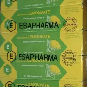 Esapharma Lemonvate Cream for Face and Body 30g Tube Original Formula Made in Italy Elastic Skin Moisturize Breathable Skin Friendly