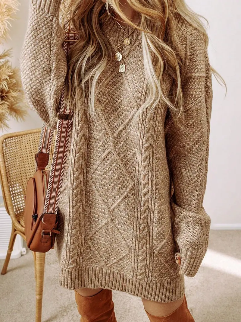 knit dress long sleeve - TikTok Shop