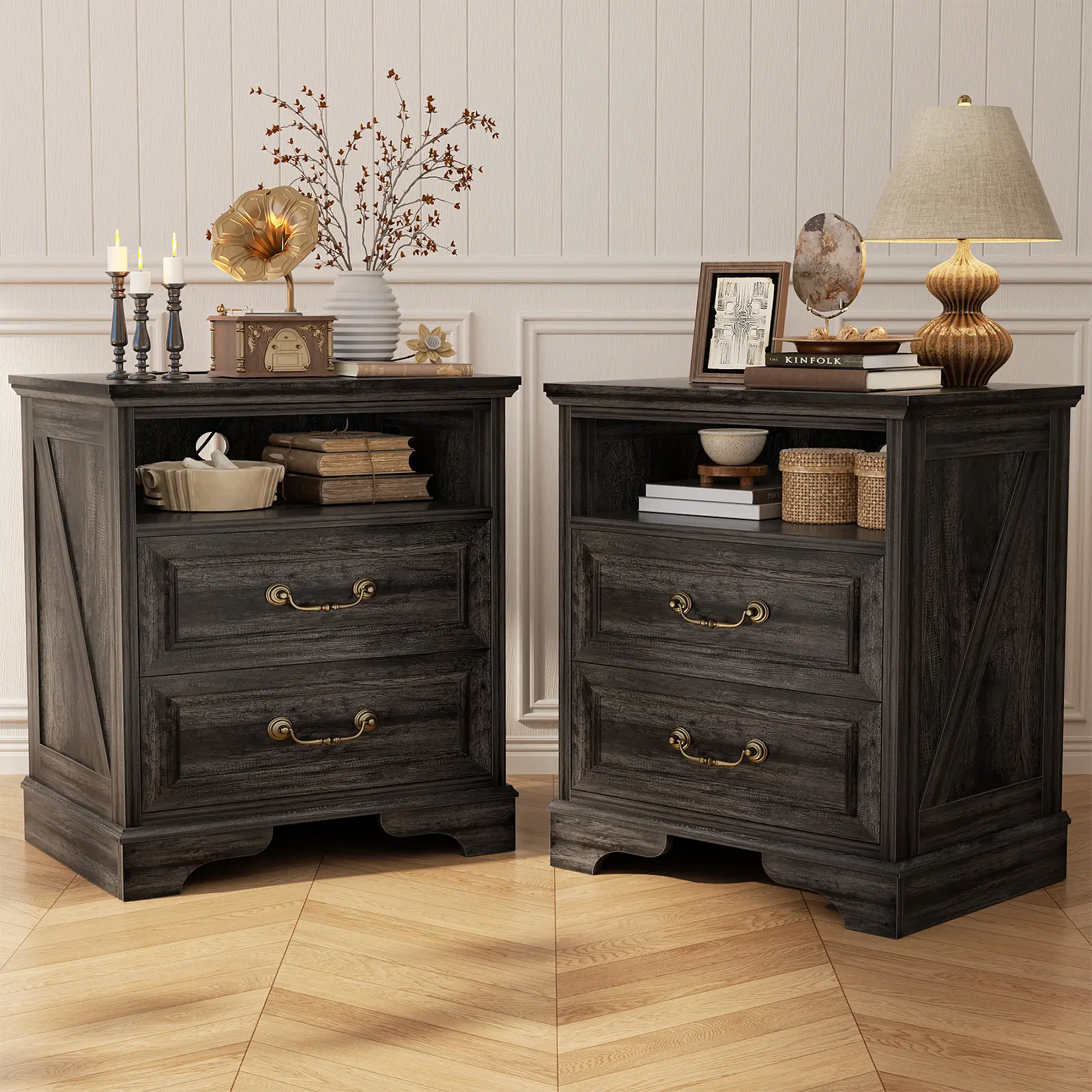 Black Oak, Set of 2