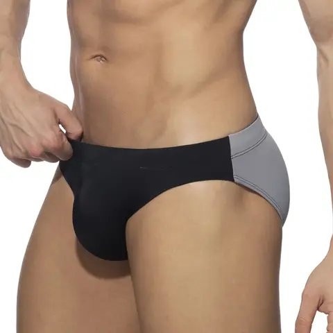 Men's Colorblock Tri-Athlon Swim Trunks, High Stretch Quick-Dry Breathable, Ideal for Summer Swimming Beach, Pool, Surfing, Fitness, Boxing
