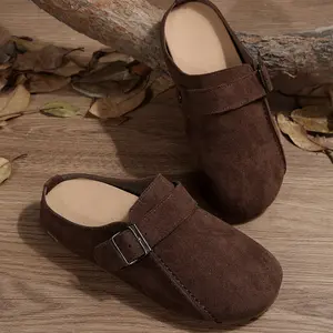 Women's Sandals Summer Loafers Metal Decor Adjustable Straps Simple Casual Flat Shoes