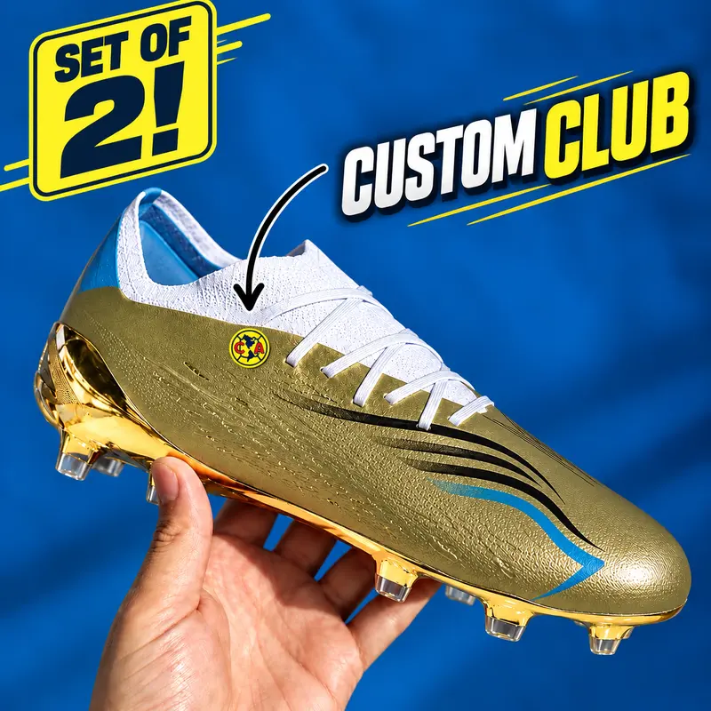 Soccer Club Sticker on Cleats | Customize your Cleats/Boots | (Set of 2)