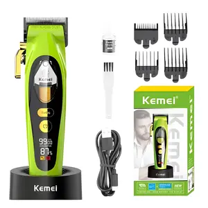 Kemei Km-2035 Electric Hair Clipper, High-Speed Professional Lithium Rechargeable Trimmer, Digital Display, Home Use, New, Comfortable Experience
