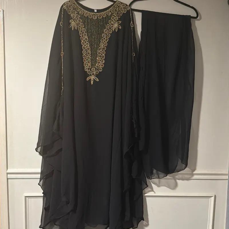 Lady's Formal Long Bubu Gown - Chic Design, Premium Fabric, Formal Wear for Special Occasions