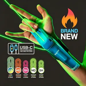 Glow-in-the-Dark Webshooter Superhero String Launcher Toy for Kids Teens Adults with Reloading Durable Viral Web Shooting Action for Tricks Battles