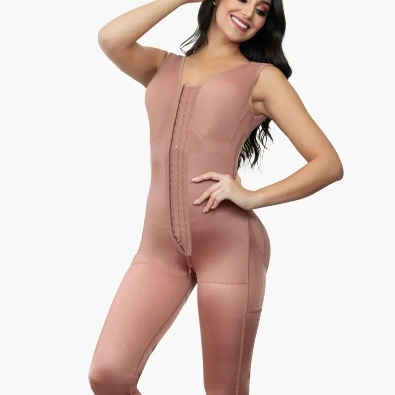 PSP013 Faja larga postquirurgica con brasier incluído / Long post-surgical girdle with bra incluido. Shapewear Womenswear Compression