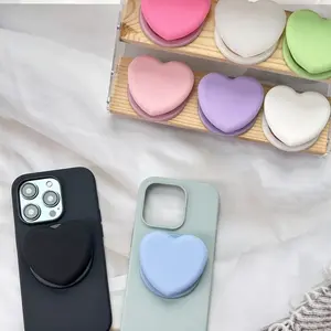 Heart Magnetic Phone Grip Stand P-Socket Pop GripTok Foldable MagSafe Cellphone Stand Holder MagSafe Ring Finger Expanding Stand