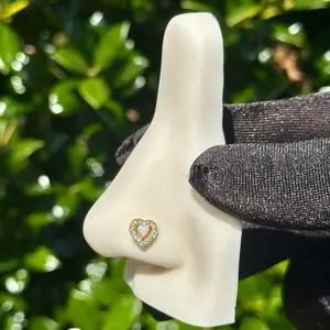 Heart nose ring