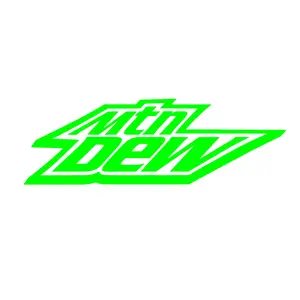 Mountain Dew Vinyl Decal by Pristine Graphics. car decal Mountain Dew Vinyl Decal by Pristine Graphics. car decal