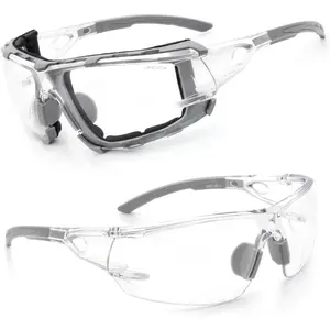 KTINEIC Safety Glasses - Anti Fog Lenses - Removable Foam Gasket - Z87.1 Protective Eyewear - Impact Resistant