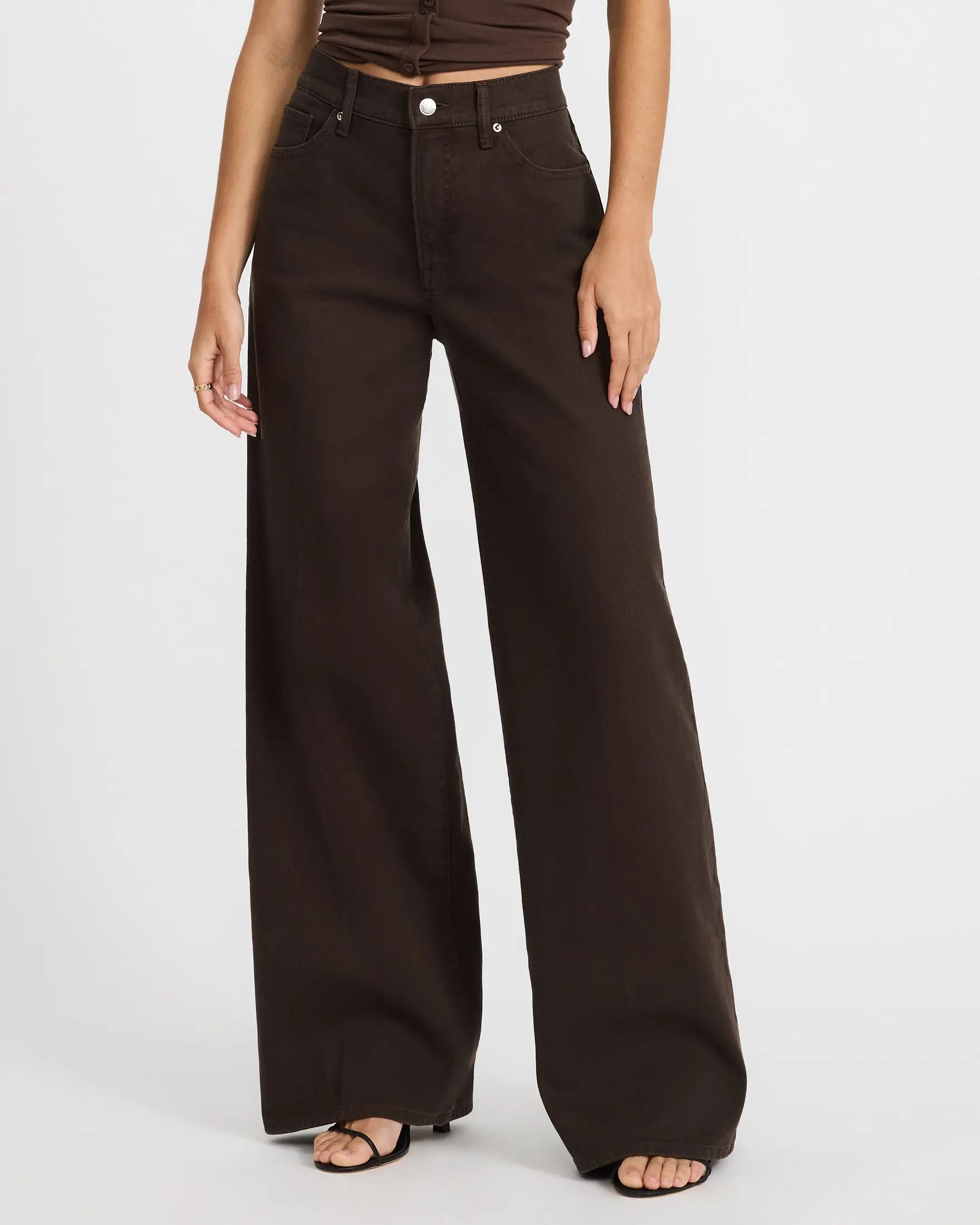 Express High Waisted Wide Leg Jeans