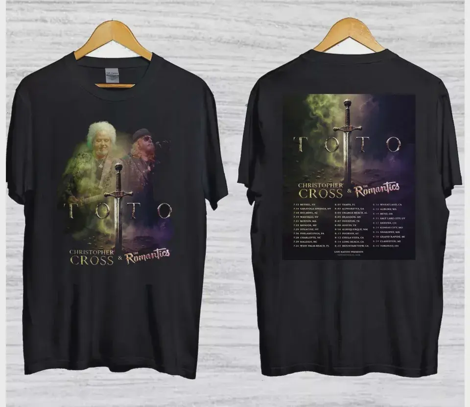 Retro TOTO Band 2026 Summer Tour T Shirt