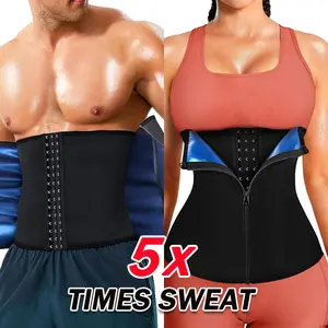 CATTIBOR Menswear and Women Zipper Adjustable Waist Trainer Cincher,Men Causal Tummy Control Hook & Zipper Waist Cincher,Men Sauna Neoprene Workout Corset ,Men & Women GYM Fitness Shapewear Neoprene Sport Belt,Men and Women Summer Wear for Daily Life