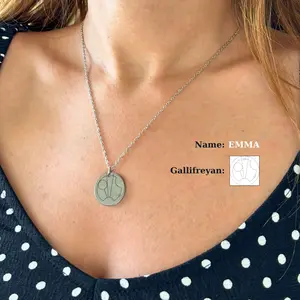 Personalized Dr Who Necklace, Custom Gallifreyan Name Necklace, Doctor Who Gift, Unique Holiday Gift, Christmas Gift for Her
