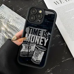Time Is Money Pattern Phone Case,TPU Soft Silicone,Fully Protected and ShockpoofiPhone17/16/15/14/13/12/11/X/XS pro max plusSamsungS22/S23/S24/S25/S21/S26/A13/A14/A15/A16/A17/A33/A34/A35/A36/A52/A53/A54/NOTE20/NOTE20ULTRA