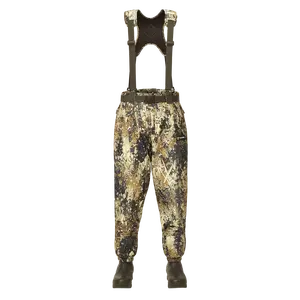 Tidewe LightWade Men’s Camouflage Waterproof Insulated Waist Waders | Breathable Bootfoot Waterfowl Hunting Waders