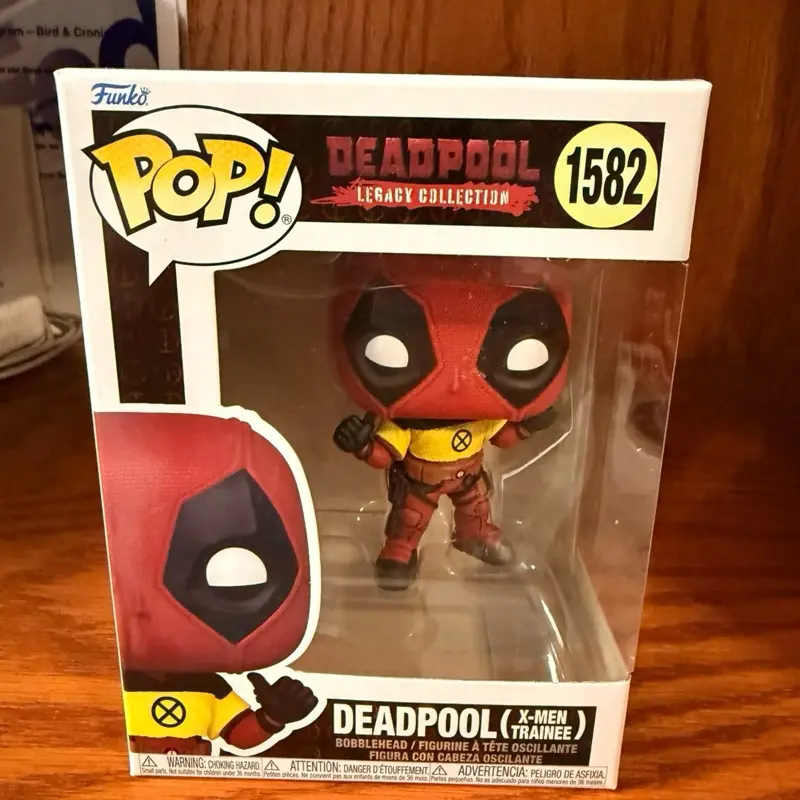 Deadpool X-Men Trainee Funko Pop! #1582 Collectible Toy, Statue, Ideal Holiday Gift for Entertainment Figurine Enthusiasts