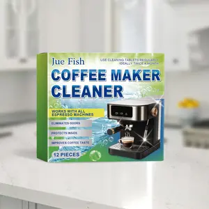Coffee Machine Descaling Tablets, Coffee Machine Cleaning Effervescent Tablets, Filter Maintenance, Espresso Cleaner, Durable & Effective, Espresso Machines