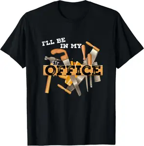 100%cotton Craftsman's Retreat Woodworking Office T-Shirt