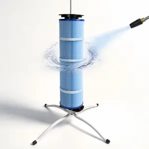 Pool Filter Cleaner Stand, Compatible with 3-in, 4-in, 6-in Inner Diameter Cores for Pool Maintenance Kits