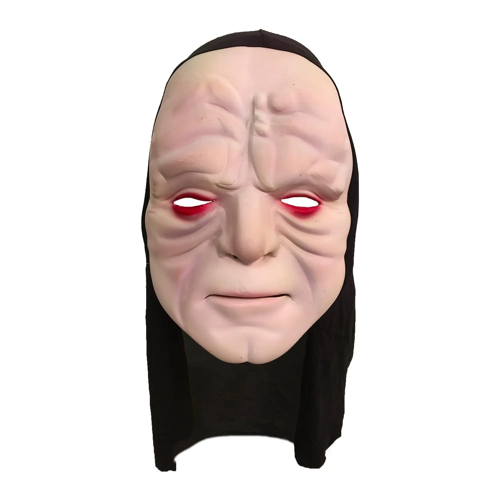 Adult Sheev Palpatine Realistic Full-Face Latex Mask - Spooky Cool Mask Design, Movie Theme Party Prop, Halloween Cosplay Accessory, Bonfire Event Decoration