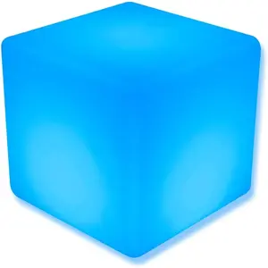 Sensory Square Stress Cube – 2.17" Ice Cube Squishy Toy for Kids & Adults, Non-Toxic Fidget Cube & Stress Relief Ball for Anxiety (Blue)