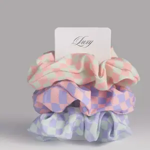 1Pack Satin Hair Scrunchies for Women - Glossy Satin Scrunchies for Hair Satin Scrunchies for Girls Holiday Gift Silk Hair Tie No Damage Cute Satin Hair Scrunchie for Styling
