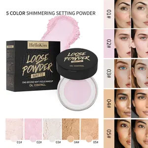 Setting Powder, 24-Hour Oil-Control & Sweat-Proof Wear, Soft-Focus Pore-Blurring Effect, Lightweight Translucent Formula Prevents Caking, For A Matte Flawless Finish All Day, Makeup Cosmetic, Setting Powder