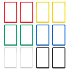 Collector's Hubs 12-Pack PSA Slab Bumper Guards, Silicone Protectors for Official PSA Graded Cards, Multi-Color Flexible Easy-Install Home Decor Protection for Photo Frames/Shadow Boxes