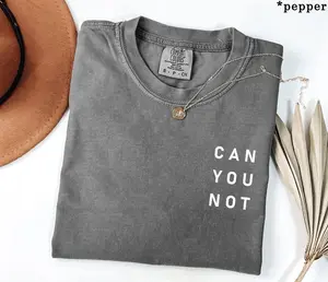 Comfort Colors Can You Not T-Shirt, Soft Cotton Crewneck Shirt for Men and Women, Gift for Him or Her, Unisex Stylish