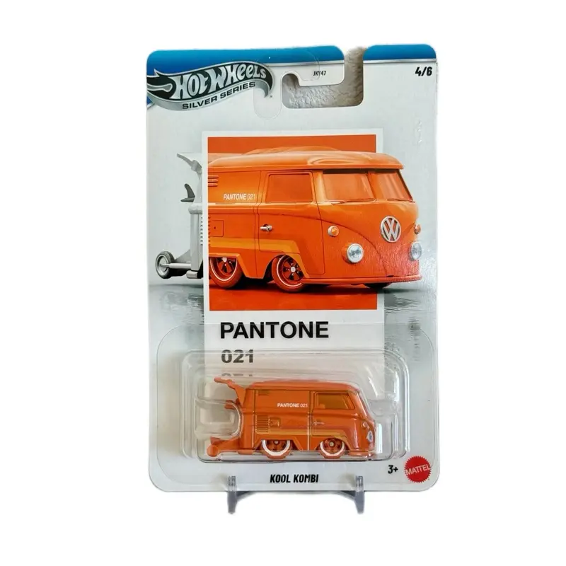 Hot Wheels Silver Series Pantone 021 Kool Kombi 1:64 Alloy Diecast Metal Car Collectible Model Toy