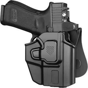 Universal OWB Holster for Compact and Subcompact, Fit Glock 19/26/43/ 43X/43X Mos, Hellcat pro,Taurus G2C, PSA Dagger Compact and More,PSA Dagger Compact,Index Finger Release,Right Hand Quick Draw