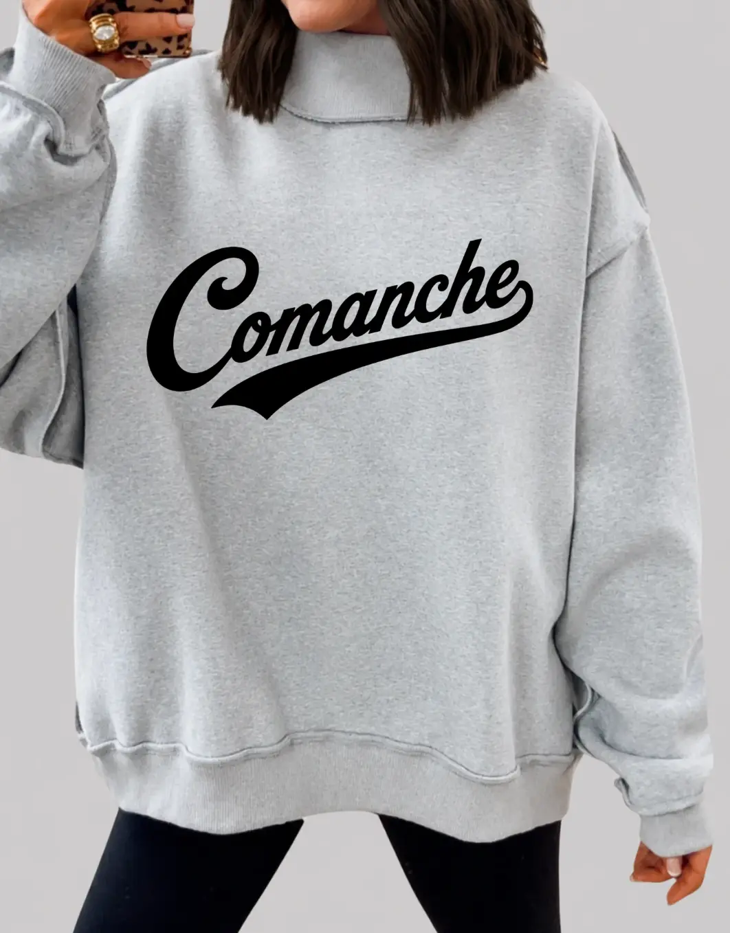 Comanche REVERSIBLE mock-neck