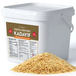 Eastanbul Baked Kataifi, Sweetened Roasted Kadayif, Extra Crunchy Dessert Kataifi, Pre-Baked Crispy Pastry, 5lb, Kosher, Halal