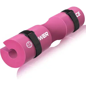 Barbell Squat Pad -  &  Protective Pad -  for Squats, Lunges,  Thrusts, Weight Lifting & More - Fit Standard and Olympic Bars Perfectly