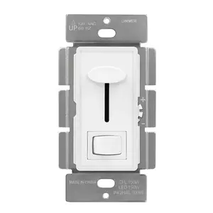 Enerlites 59302-W Slide Dimmer, 150W LED, Single-Pole/3-Way, White