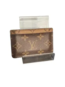 Pre-owned Louis Vuitton canvas Small Leather Goods Reverse Monogram Card Holder