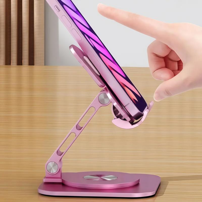 Butterfly-Design Aluminum Alloy Phone Stand — 360° Rotatable Phone Holder, Foldable & Adjustable Tablet Stand — Compact and Lightweight Butterfly-Design Aluminum Alloy Phone Stand — 360° Rotatable Phone Holder, Foldable & Adjustable Tablet Stand — Compact and Lightweight