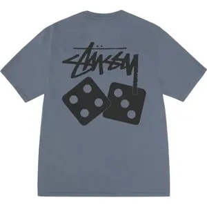 Stussy Dice Pigment Dyed Tee Navy