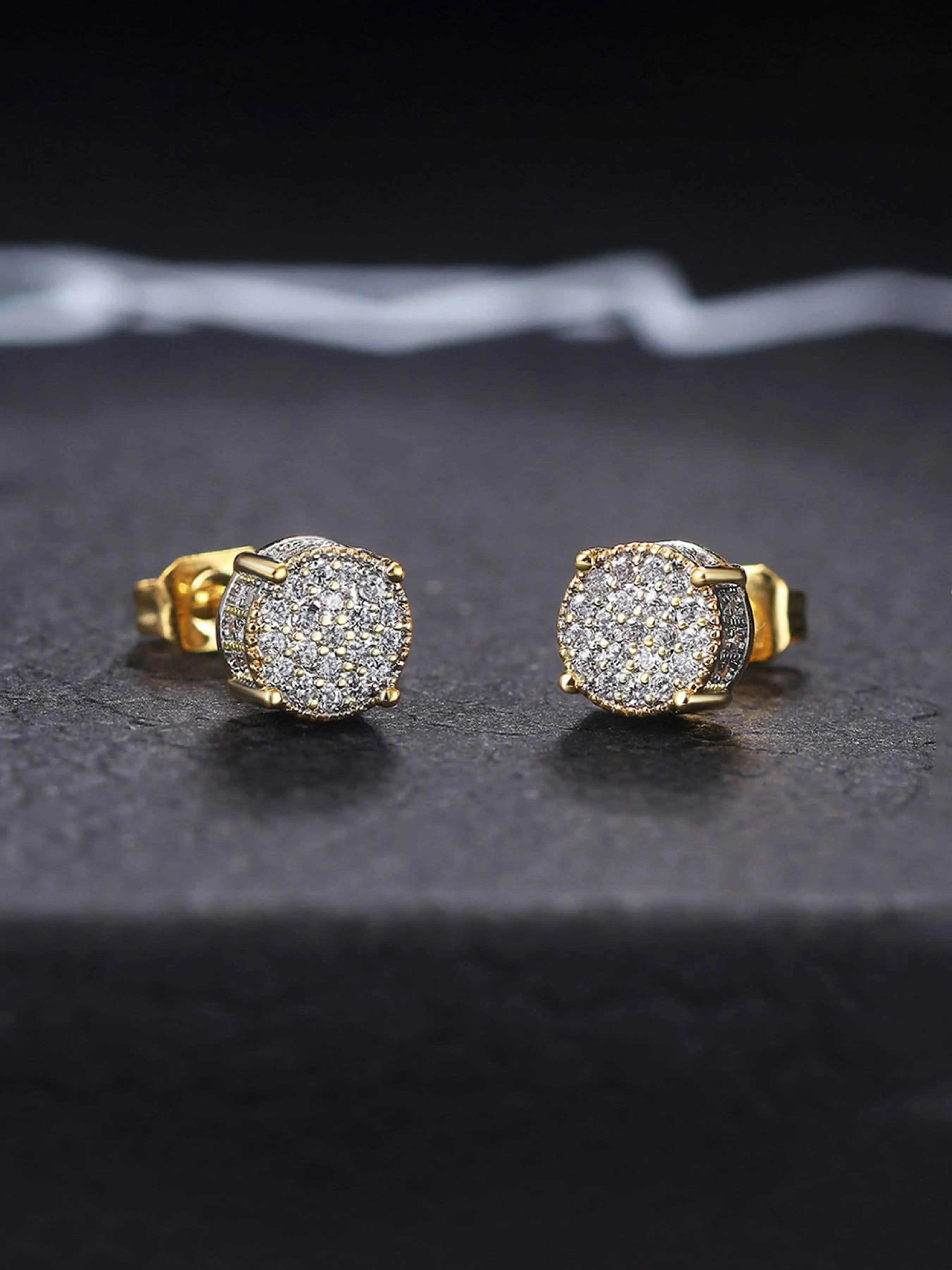 Cubic Zirconia Stud Earrings for Men and Women, Stylish Everyday Jewelry to Elevate Your Fashion, Perfect Gift for Any Occasion, Ear Studs, High Quality Earrings, Jewelry Gifts