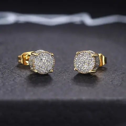 Fashion Earrings with Cubic Zirconia, Unisex Elegant Jewelry to Enhance Your Style, Perfect Gift for Any Occasion