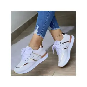Women's Platform  Walking Shoes Pain Relief Casual Work Shoe Orthotic Arch Support Non Slip Wedge Tennis Sneakers Footwear Girl(Sheets)