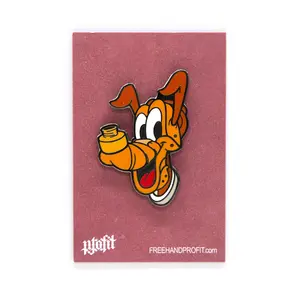 Savage Best Friend Enamel Pin