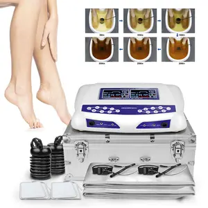 3 In 1 Body Detox Spa Ionic Foot Bath Detox Machine, Home / Salon Use Detox SPA Machine for Body Relax, with Leg Neck Shoulder Massage Pads and Heating Waist Belt Function, Wellness Gift Muscle Relaxation tool Machine homemassager, Body Care