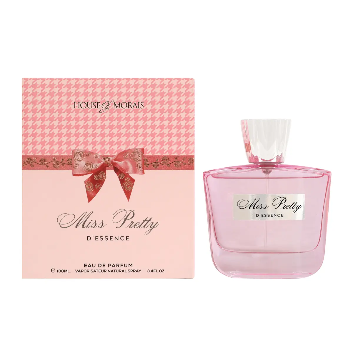 House of Morais Miss Pretty D'Essence Eau De Parfum Vaporisateur Natural Spray 100Ml 3.4fl.oz.