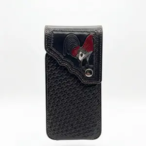 Western Cell Phone Holster with Rooster Design