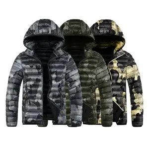 Men’s New Autumn–Winter Thickened Warm Camouflage Hooded Cotton Jacket