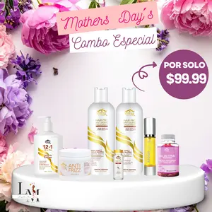 COMBO HAIR SHAMPOO + CONDITIONER  HAIR PRO  WITH STEM CELLS , 12 en 1 , gummis  + GIFT , 7 PIECE  Haircare